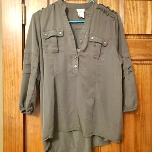 3/$5 Matilda Jane Small Green Top